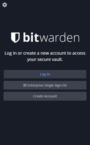 Bitwarden Create Account